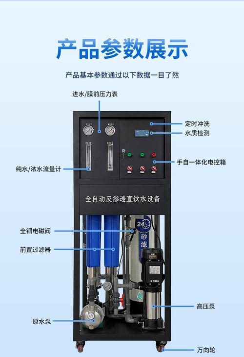 小区商用便民社区ro反渗透净水器大流量直饮机饮水机净水机价格,厂家